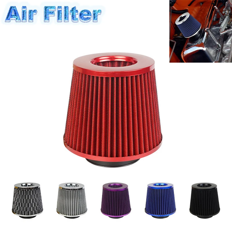 

Universal 76mm Car Air Filter Cold Air Intake Air Filter 3 Inch Car Modified High Flow InletInlet Mushroom Head Air Filter