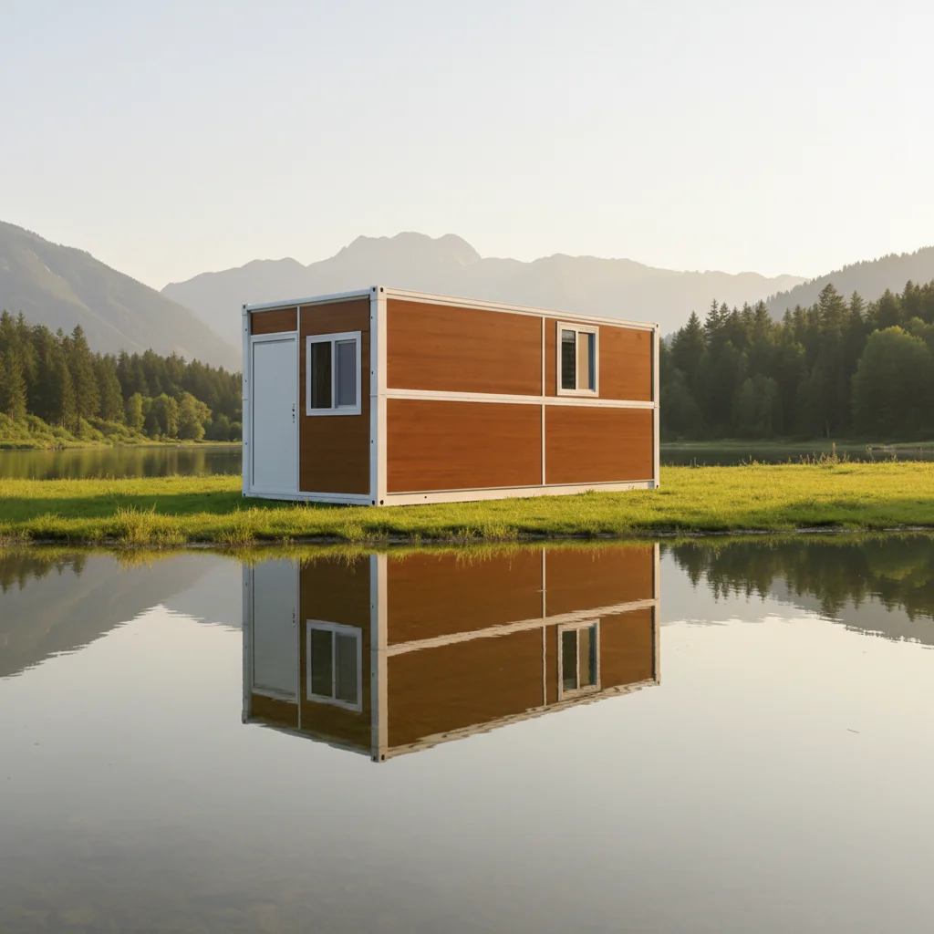 Prefabricated Portable Mobile Modular Tiny 20/40 FT Folding Capsule Prefab Container House