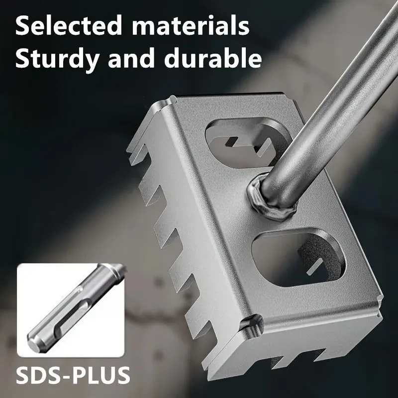 SDS-PLUS To 11mm Square Shank Adapter – for Concrete Box Cutting & Chiseling