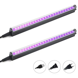 Lumière noire UV fluorescente 5W 10W 395nm, fournitures de fête, éclairage de décor pour anniversaire, noël et Halloween