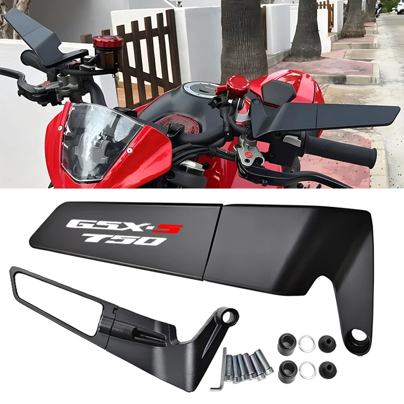

For SUZUKI GSX-S750 GSXS 750 1000 GSXS750 ALL YEAR Motorcycles CNC rearview mirror fixed wing