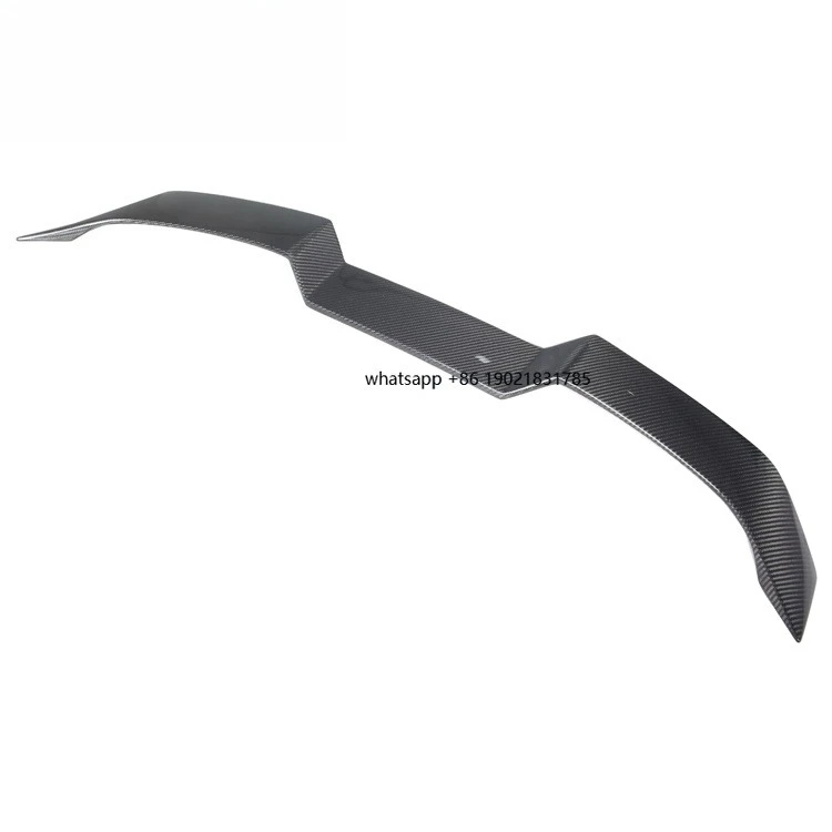 V Type Dry Carbon Fiber Rear Spoiler Rear Wing for  M3 G80/M4 G82