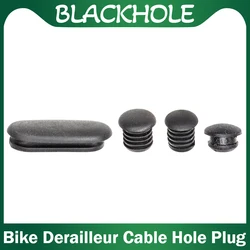 Quadro de bicicleta buraco plug desviador cabo de freio linha buraco selado plugues de borracha mtb bicicleta de estrada poeira resistente à água sem buraco plug peças