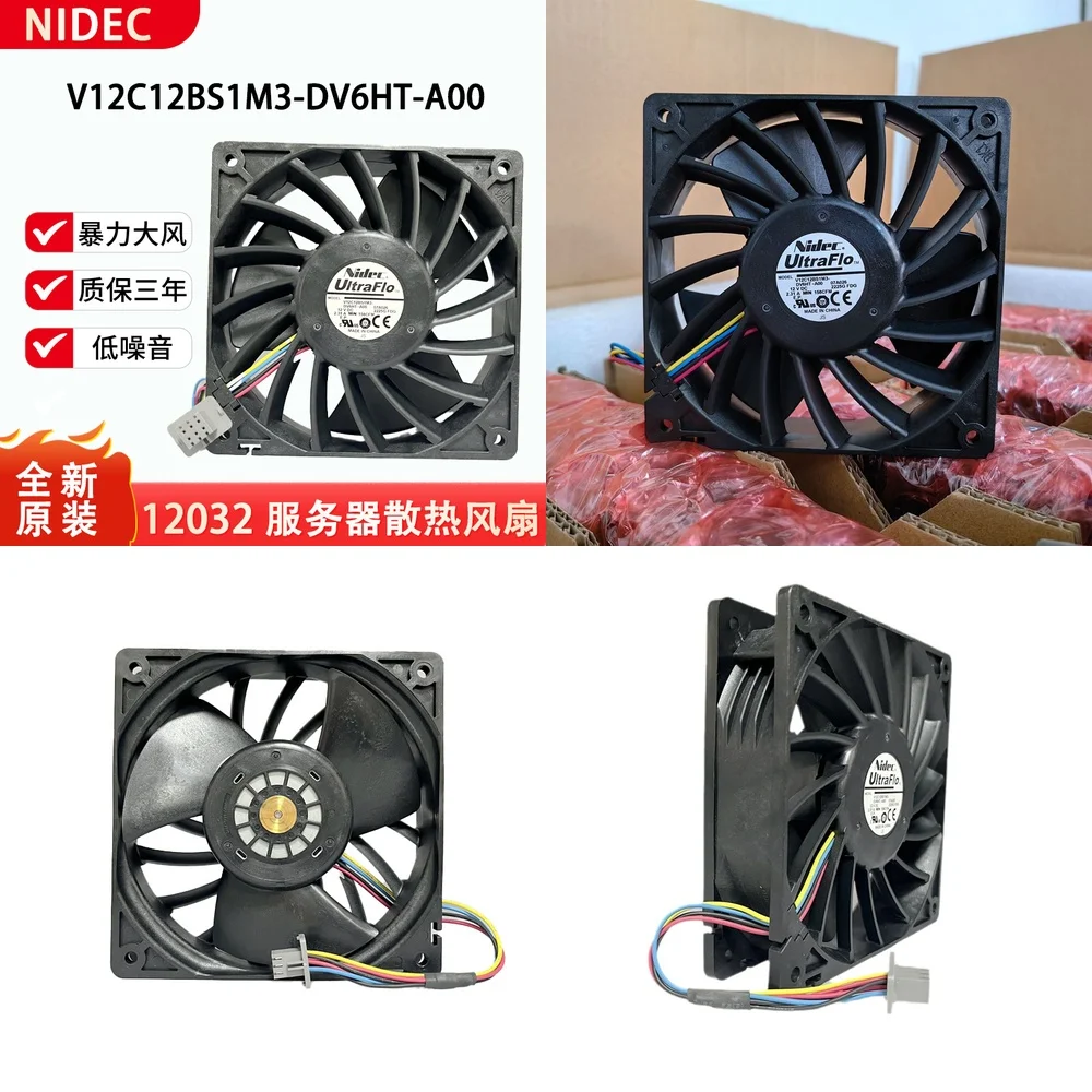 

NIDEC V12C12BS1M3 Cooling Fan for Servers 12032 12V 2.31A 120mm Server CPU Heat Dissipation Fan for Data Center Rack Mount