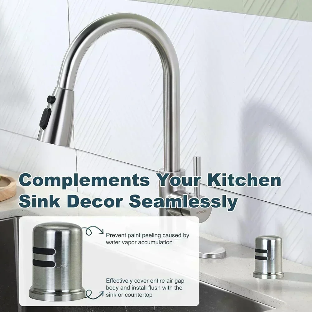 Premium Dishwasher Air Gap Kit: Prevent Backflow & Hygiene,Replacement Air Gap Home Improvement Hardware Parts For Home