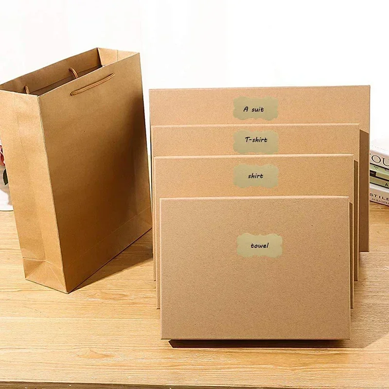 300Pcs 크래프트 스티커 필기 편의 스티커 주방 항아리 병 주최자 레이블 DIY 선물 태그 케이크 베이킹 씰링 태그