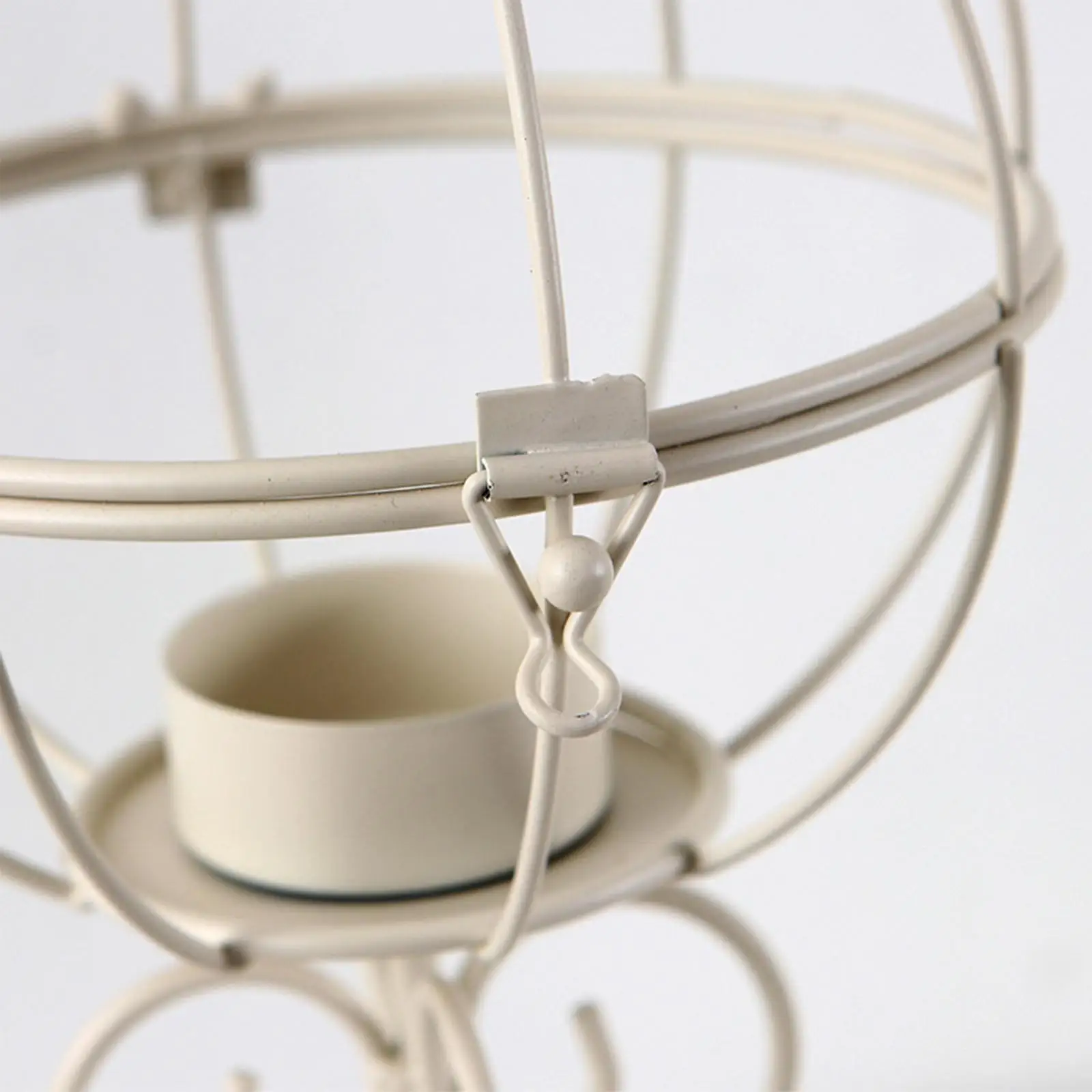 Iron Birdcage Candlestick Holder for Tea Light Wedding Table Centerpiece Home Decor