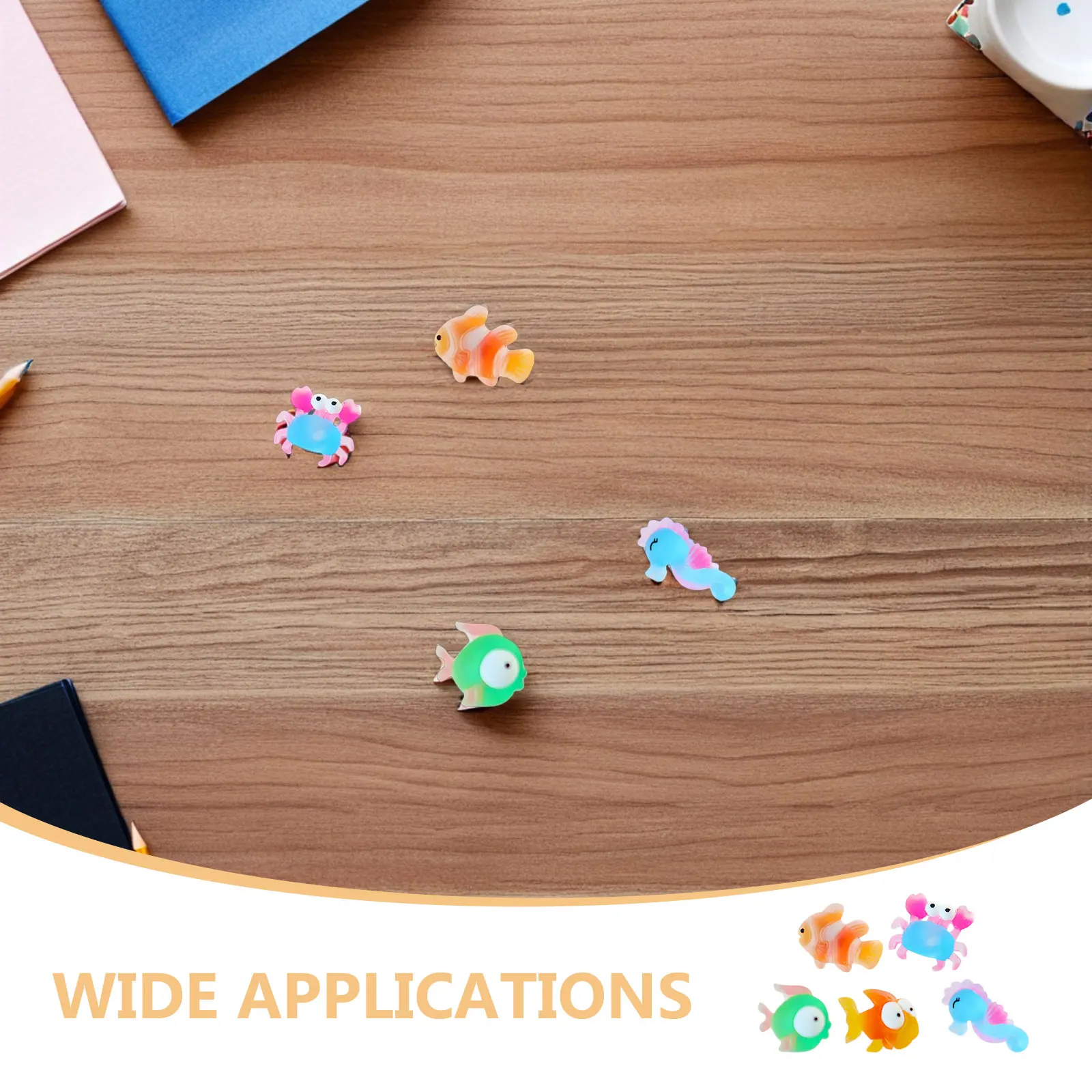 30Pcs Marine Animal Thumbtacks Cute Ocean Push Pins Resin Decorative Pushpins for Cork Board Bulletin Notice Photo Display