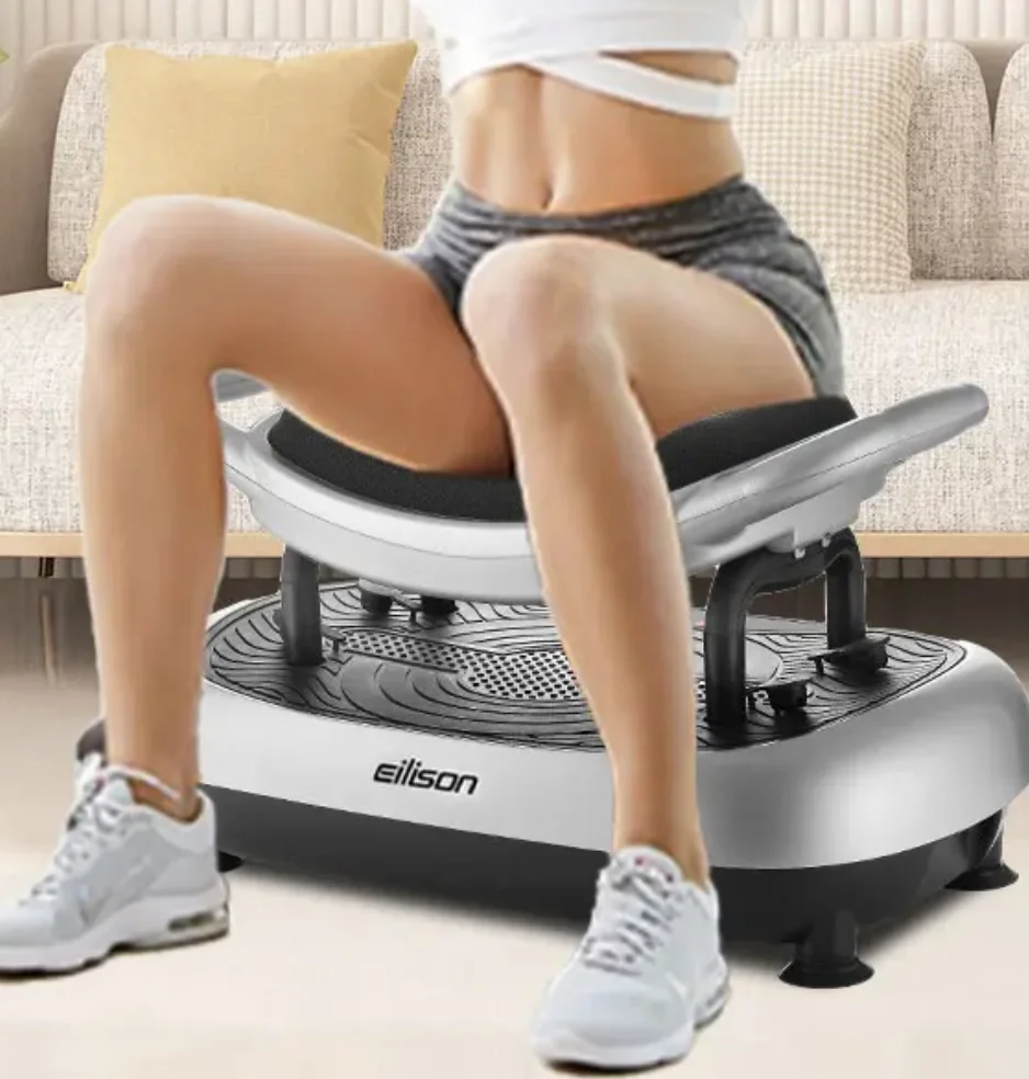 【2026 】Multifunction Vibration Plate Machine Whole Body Workout Fitness Platform Body Shaping Vibration Massager Home Exercise E