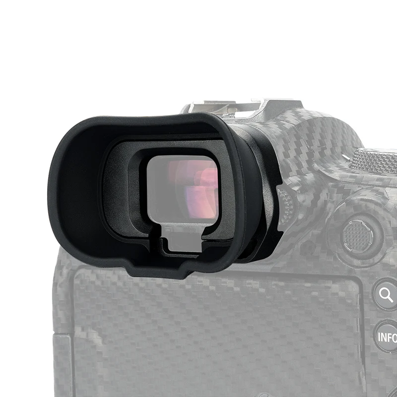 KIWI Miękka silikonowa długa muszla oczna z wizjerem do Canon EOS R5 R5C R6 R6 Mark II Eyeshade Protector