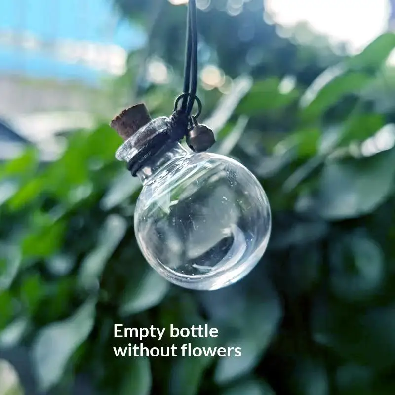 New Car Perfume Bottle Perfume Pendant Household Storage Bottle Air Freshener With Flower For Essential Oils Auto Ornament