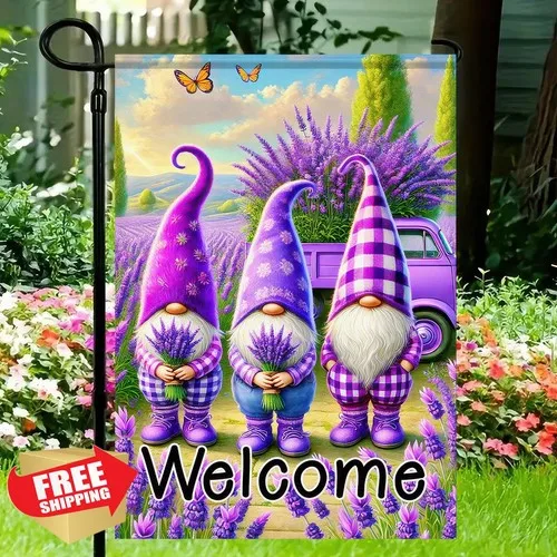 BlissYard Welcome Garden Flag 12x18