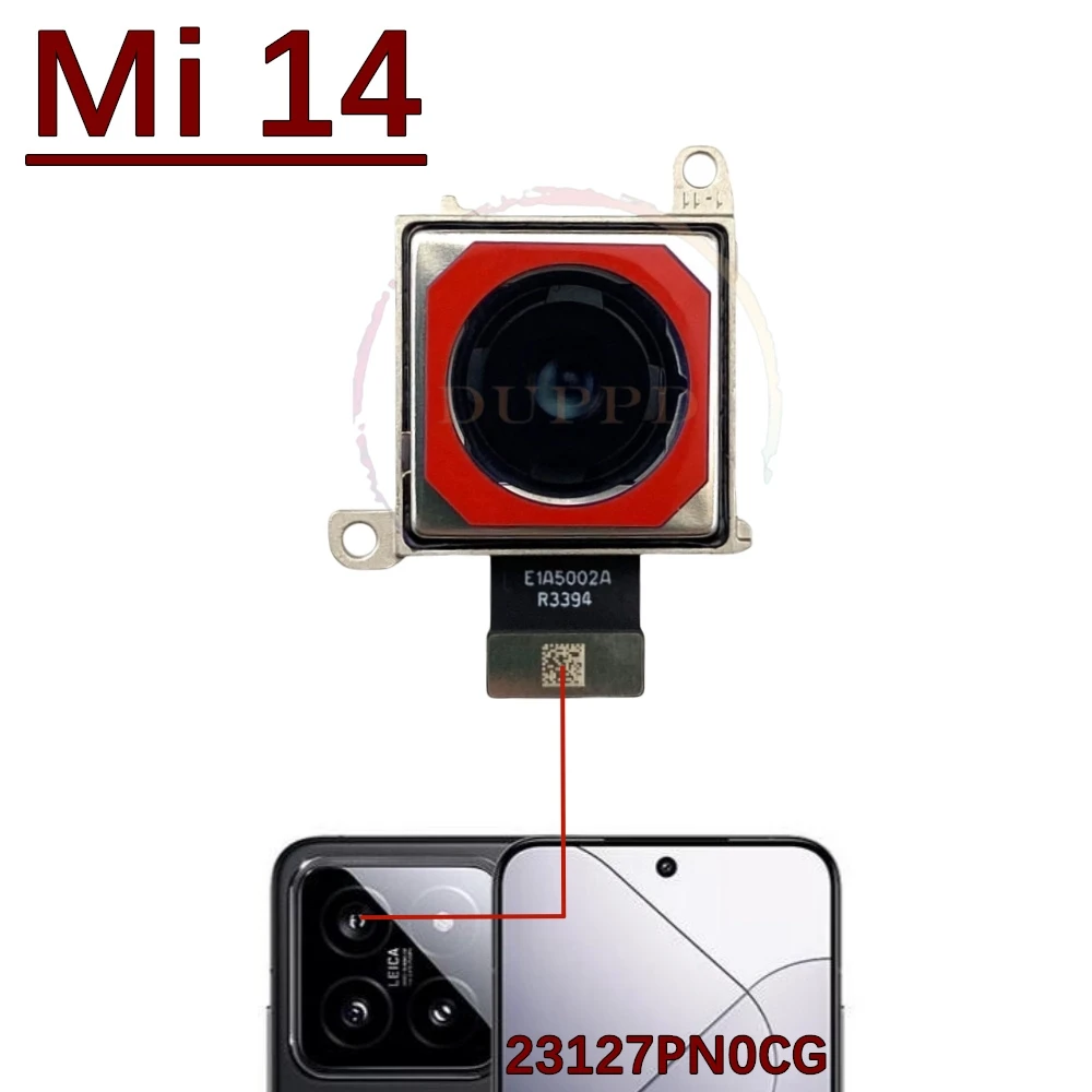 الكاميرا الرئيسية المواجهة الخلفية لشاومي 14 برو Mi14 14Pro الجبهة Selfie كاميرا خلفية واسعة وحدة الكابلات المرنة أجزاء