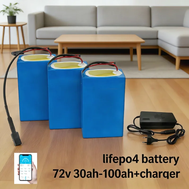 

Премиум аккумулятор JNBatterie 72В LiFePO4 (30-100Ач) 5000Вт – Встроенный BMS + Bluetooth + Зарядное устройство в комплекте | Высокопроизводительные аккумуляторы для электромобилей и солнечных батарей