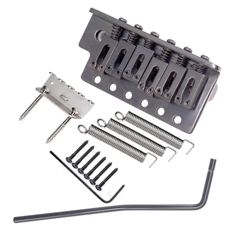 

AS98-Electric Guitar Single-Shake Bridge SQ ST Single-Shake Tremolo System Tailpiece Bridge Flat-Bridge Tremolo Full Set