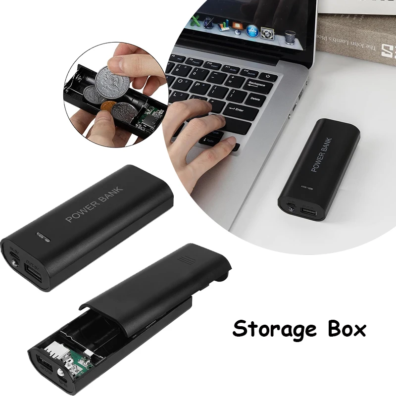 Storage Box Hidden Compartment Cash Plastic Container Money Fake Decor Jewelry Stand Power Bank Accessories