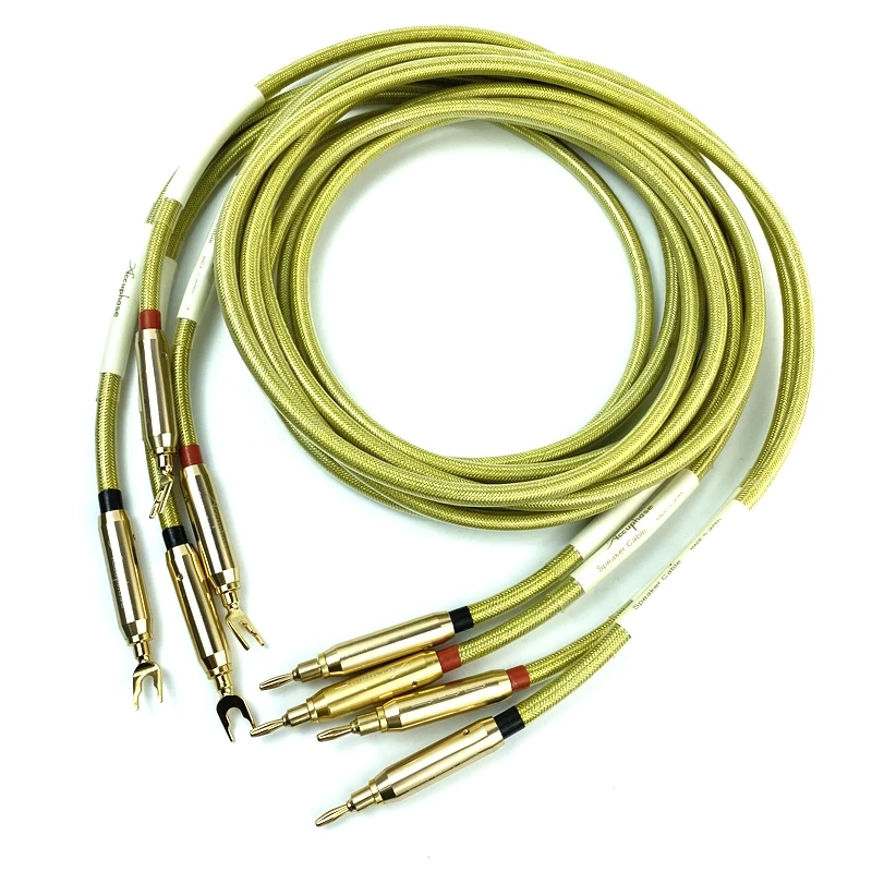 

hifi Accuphase Speaker Cable Banana to Spade Plug HiFi Audio Line