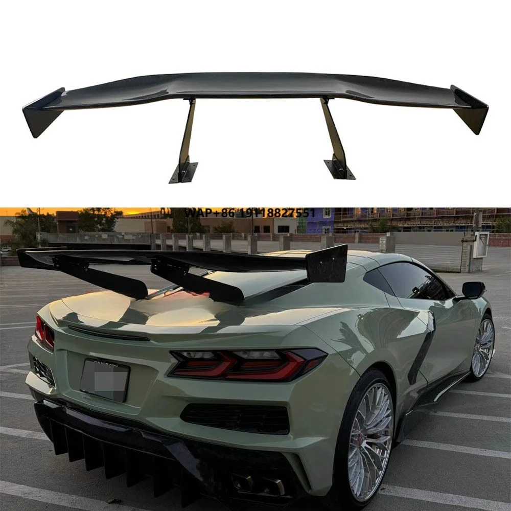 

Carbon Fiber ZR1 Style Rear Wing Fit for Corvette C8 2019+ Rear Trunk Wing