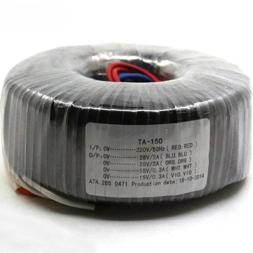 ZEROZONE – transformateur toroïdal TA-150, 150W, 150VA, double 28V + double 15V, alimentation électrique
