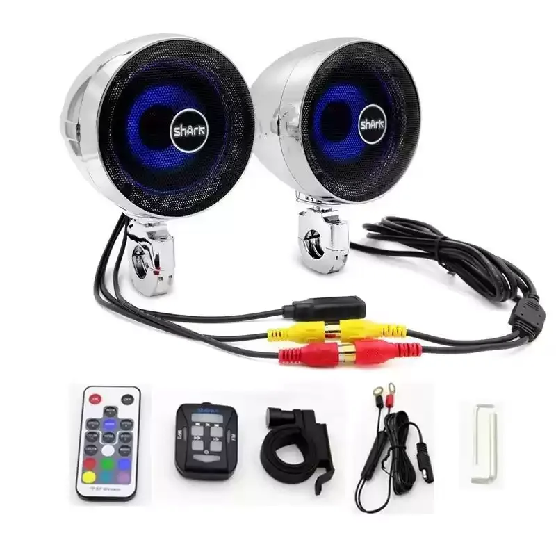 Motorcycle Audio Boat Car MP3 Player Auto Sound System For SPA UTV ATV Waterproof Marine Stereo Bluetooth