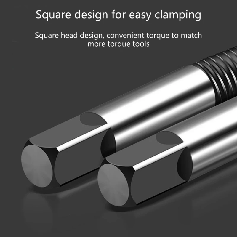 Screw Extractor Set, 10Pcs Easy to Out Extractor Set, Reverse Drill Bit Extractor Set for Removing Broken Screws