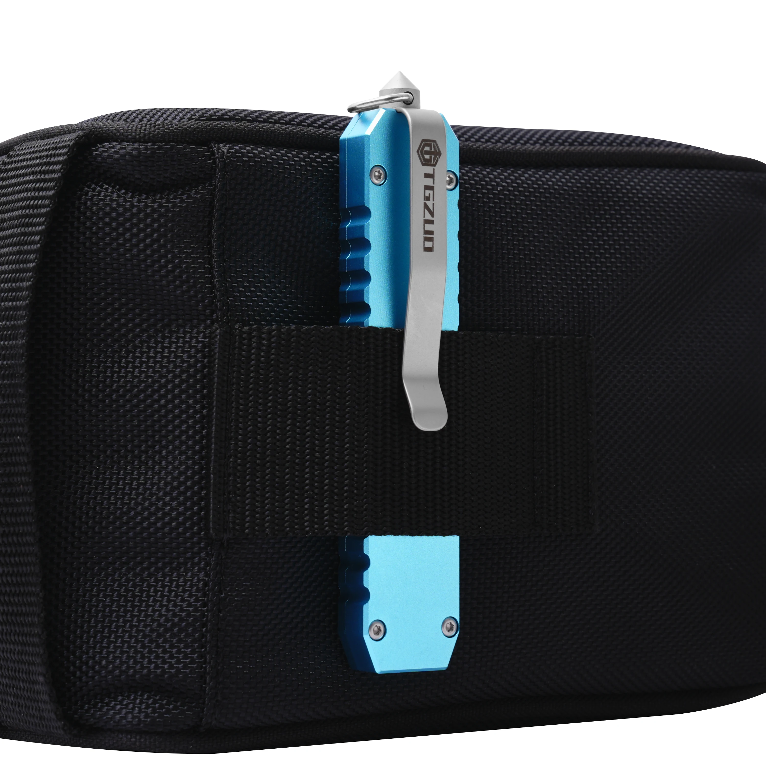 Utensile manuale per esterni per la lavorazione del legno con testa in acciaio con manico in lega di alluminio blu