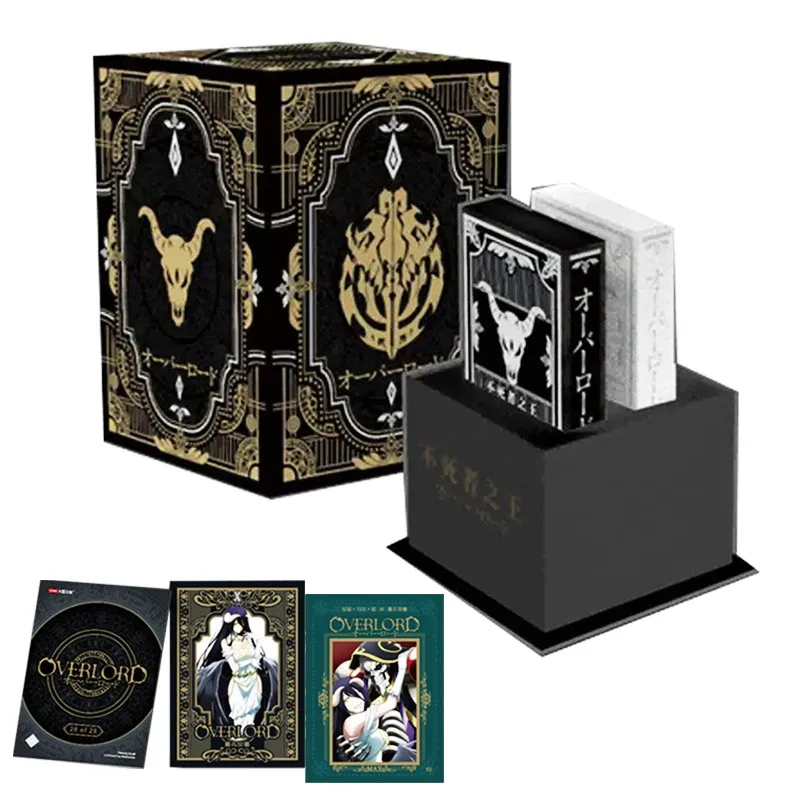 

OVERLORD Collection Cards Japanese Anime Albedo Booster Box Doujin Toys And Anime Game Playing Hobbies Gif