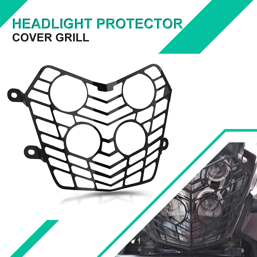 

For Yamaha Tenere 700 T7 Rally XTZ700 XT700Z Tenere 2019-2021 Motorcycle Headlight Protector Cover Grill Guard Stainless Steel