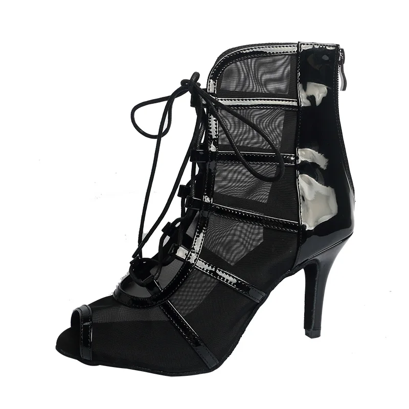 Stivaletti da ballo latino personalizzati da sposa donna sandali con tacco alto Open Toe per ballare 11CM