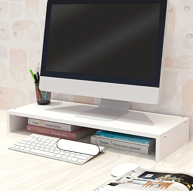 Computers with Elevated Shelves, Laptops with Elevated Shelves, Office Desk Storage Racks, Desktop Storage Racks, Home Dormitory