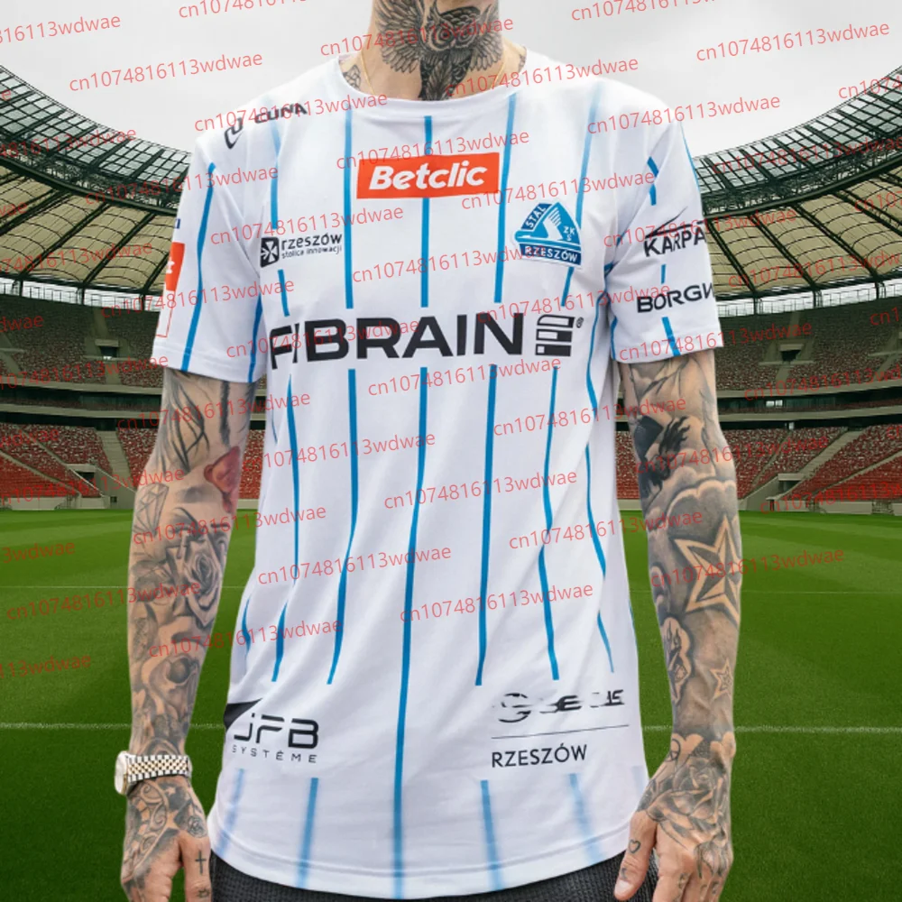 25-26 جديد البولندية لكرة القدم الرجال كرة القدم جيرسي بولندا التجفيف السريع كشك Rzeszow جيرسي كيت الرجال Polska كرة القدم طفل جيرسي أطقم #1