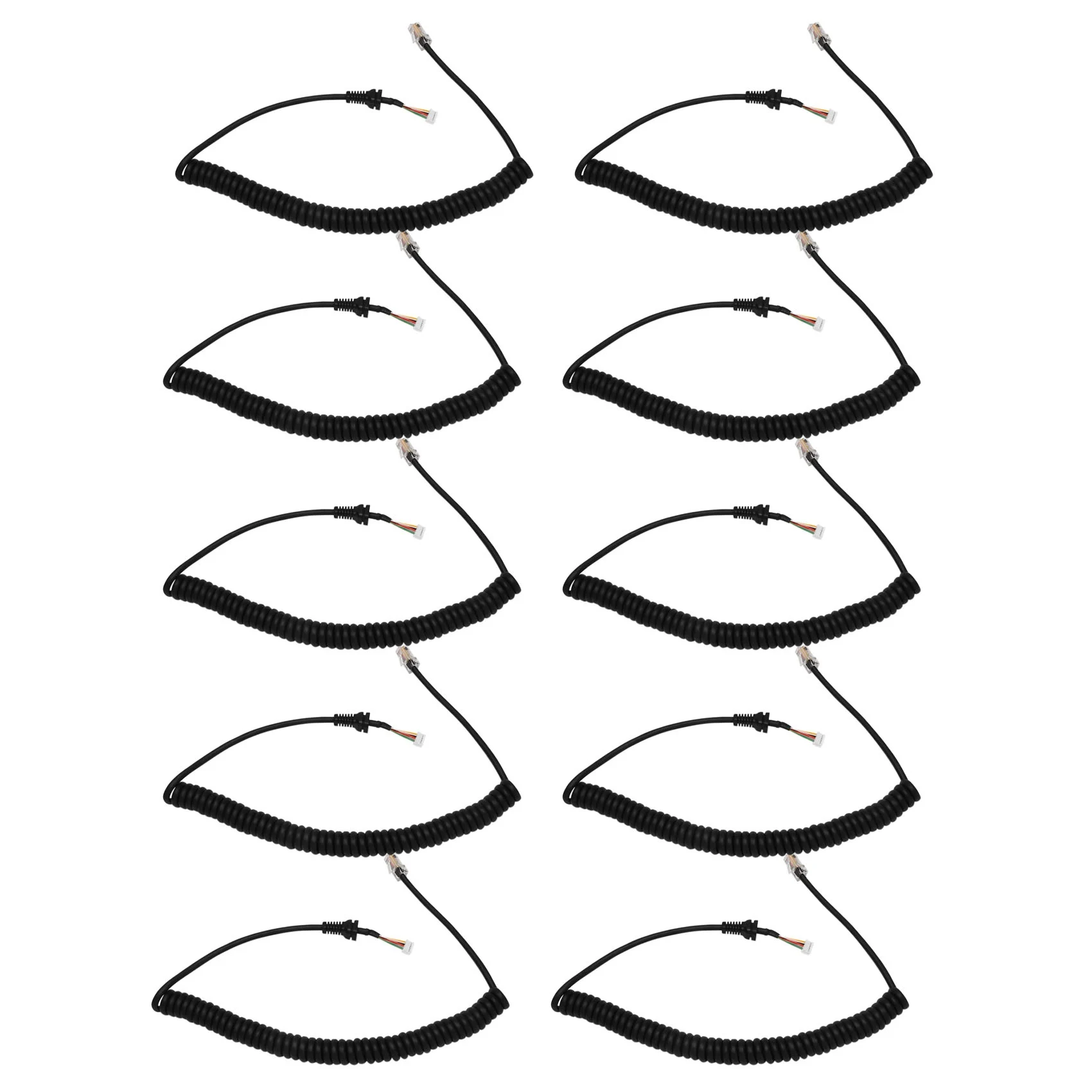 

L72A-10X Replacement Microphones Mic Cable Cord Wire For Yaesu MH-48A6J FT-7800 FT-8800 FT-8900 FT-7100M FT-2800M FT-8900R