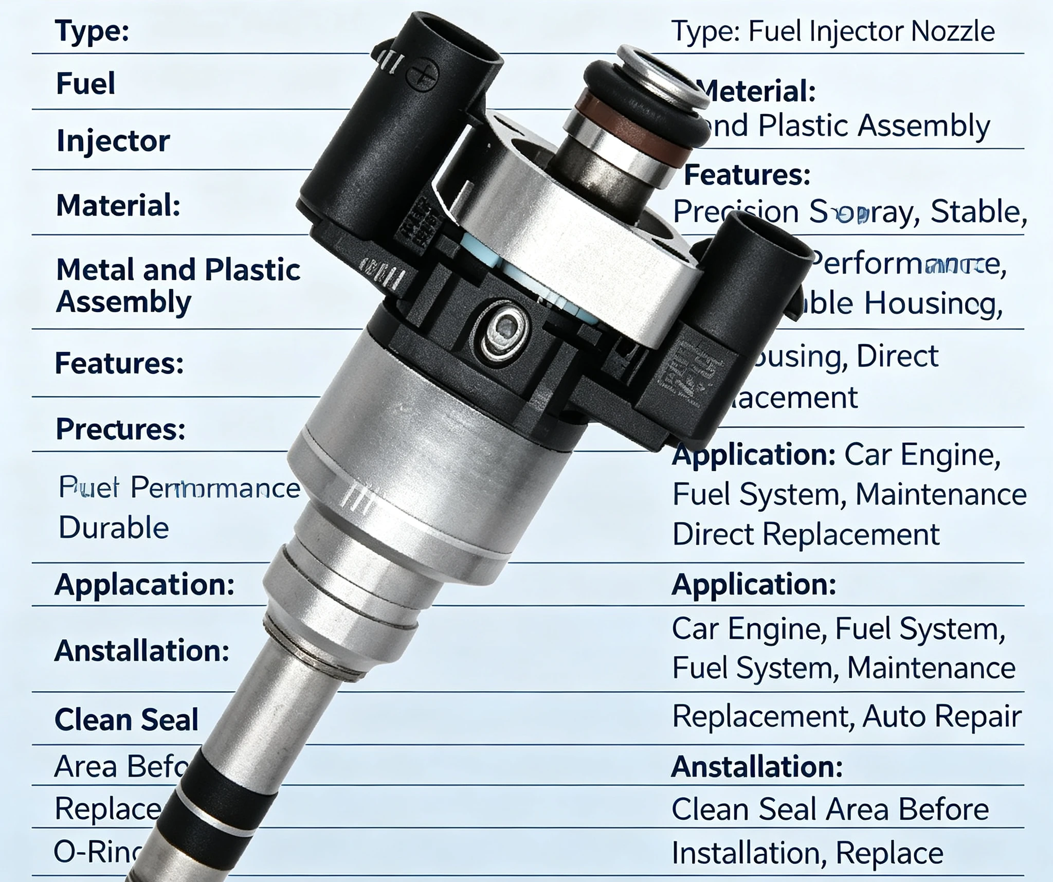 OE 55570723 Automobile Fuel Injector16-18 1.4/1 Engine Fuel Injector,Precision Fuel Injection,Uniform Atomization,Cost-effective