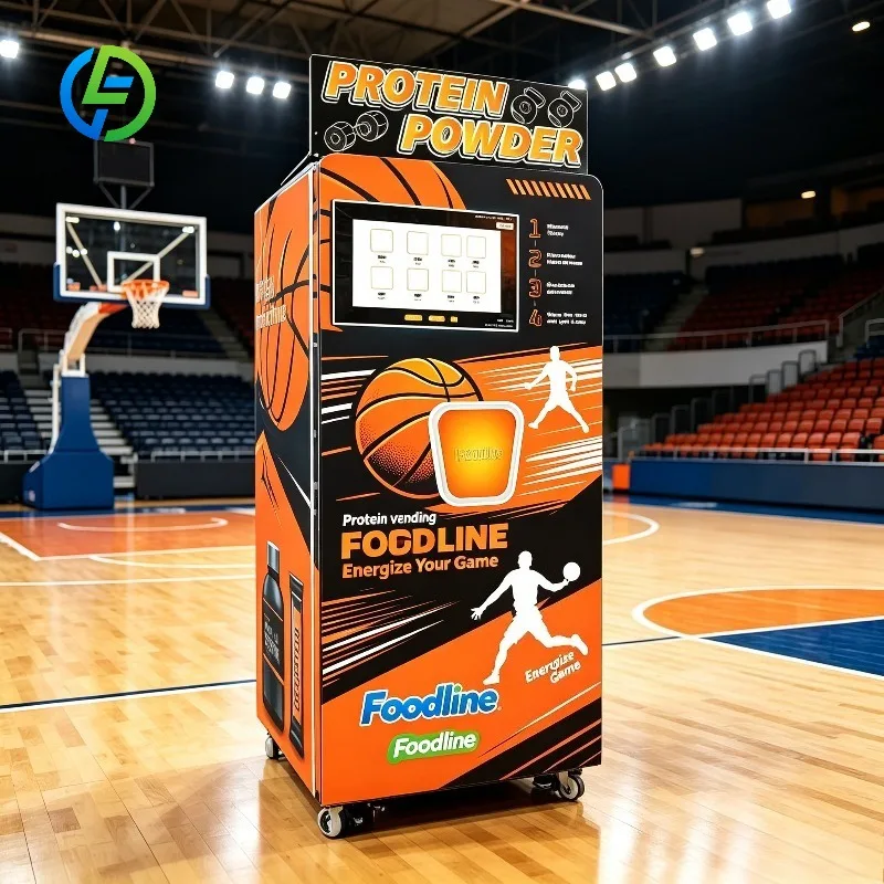 FL Customized 24/7 Self-Service 28L Protein Shake Vending Machine 32