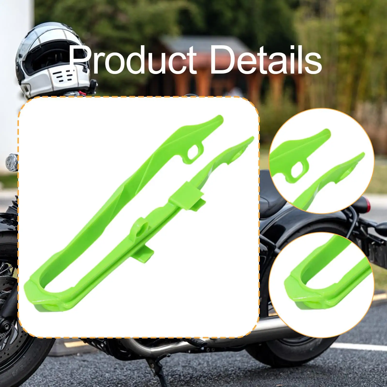 Motorcycle Chain Slider Guide Simple Installation Chain Aligner Swing Arm Guard for CRF250R CRF450R Trail