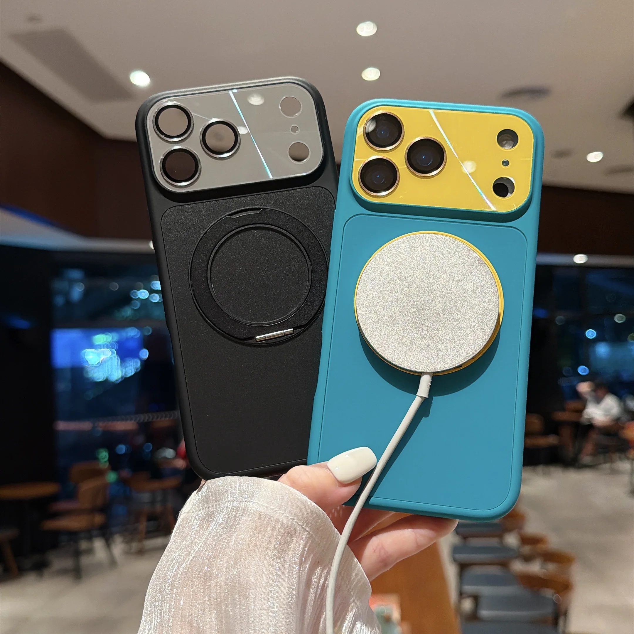 Magnetic Metal 360°Rotate Ring - Ring Stand Case 评论和价格