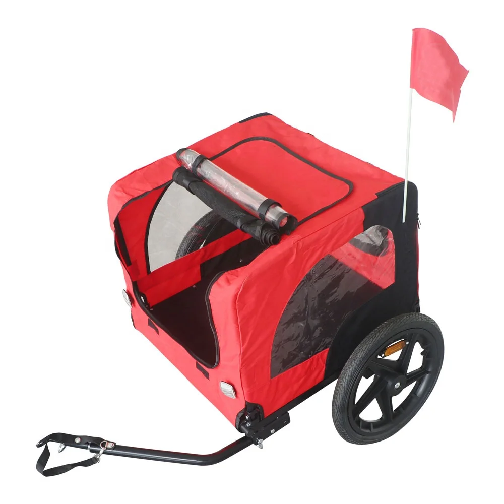 

Dog Stroller Outdoor Heavy Foldable Pet Stroller Dog Carriers Bicycle Trailer