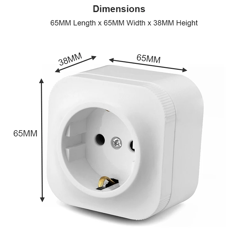 65 * 65 mm Montaż powierzchniowy 1 Gang 2 Gang 1 2 Way On Off Push Button Switch EU French Standard Electrical Power Socket Abs Panel