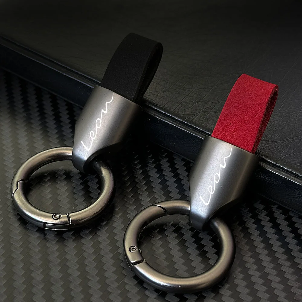 JDM Keychain Rings Key Chain Precious Metal for SEAT LEON Car Accessories