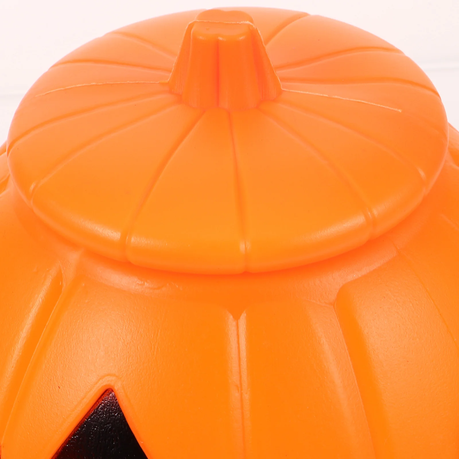 

2 Pcs Decorate Glowing Pumpkin Bucket Baby Candy Large Plastic Halloween Holder