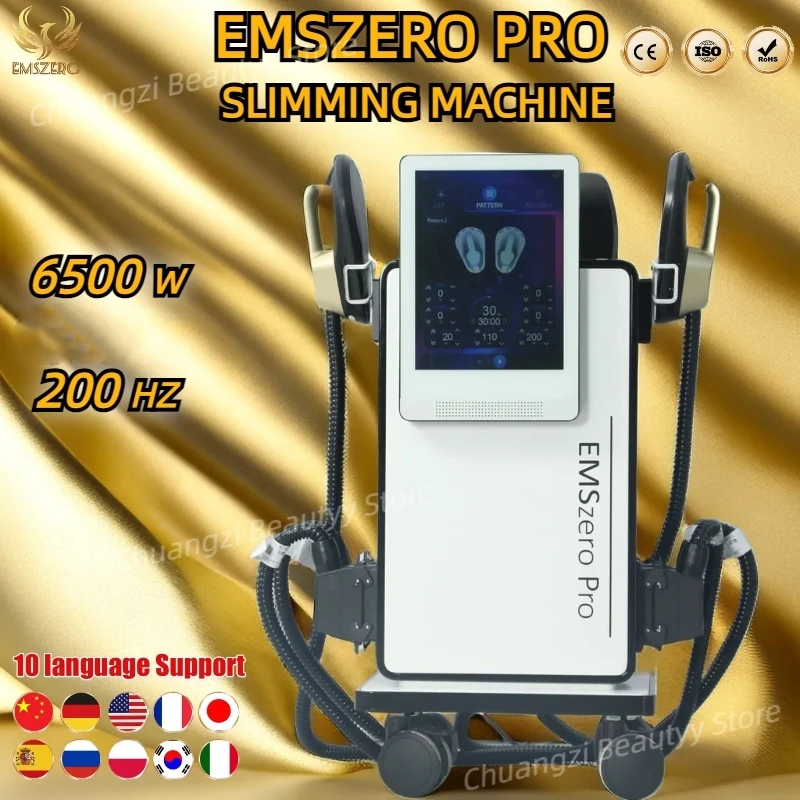 New emzsero pro 6500W Ems Body Muscle Sculpt High-power Machine Build Muscle Stimulate Machine Pelvic Pads Available