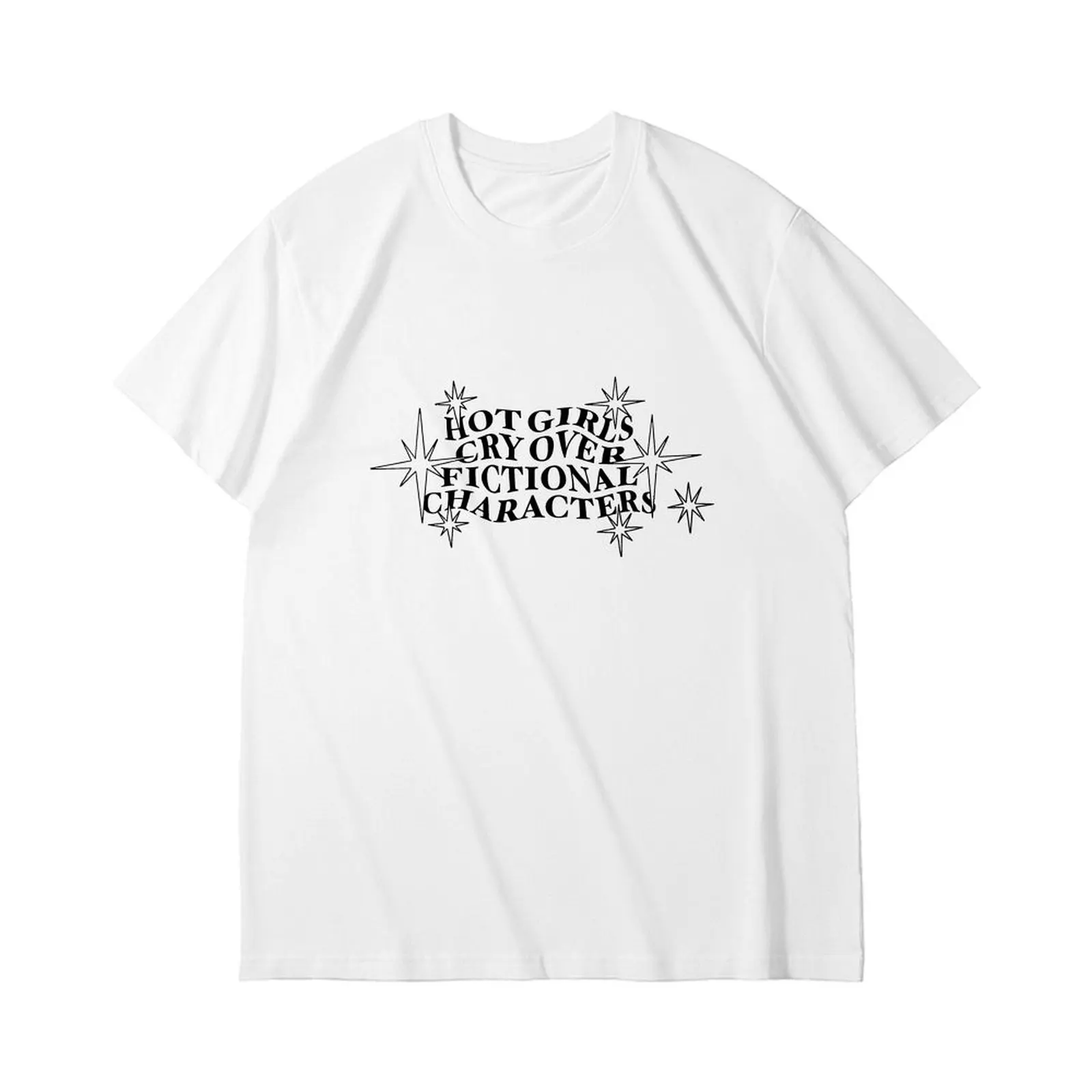 

Women's Casual Short Sleeve T-Shirt Print Stretch Round Neck Top Summer Y2k Cotton Tee T Shirt Women Clothing Couple Clothes