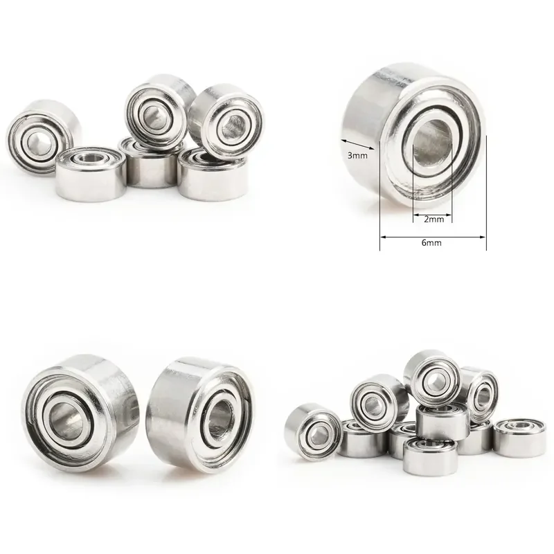 692ZZ Ball Bearing 2*6*3 Mm ABEC-1 10PCS Miniature Deep Groove Bearings