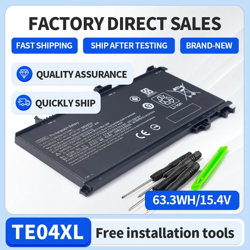 

SOMI TE04XL Laptop Battery For HP OMEN 15-AX200 15- AX218TX 15-AX210TX 15-AX235NF 15-AX202N 15-BC200 HSTNN-DB7T 905277-855