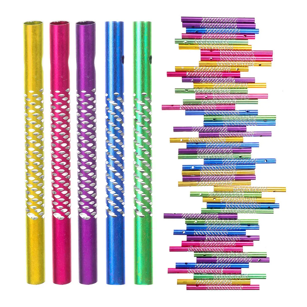 

150Pcs Aluminum Oxide Metal Wind Chime Tubes DIY Sturdy Replacement Parts Supplies for Decorative Craft Making