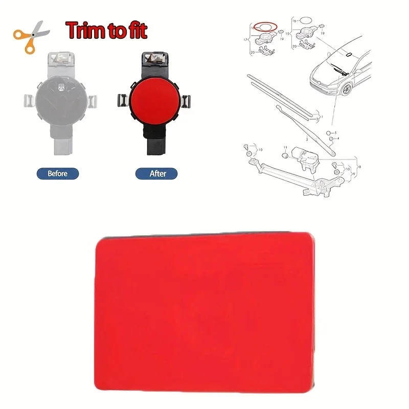 

Windscreen Windshield Chip Repair Kit Tape Accessories Styling Car Rain Light Sensor Gel Adhesive FILM Silicone Cushion Pad