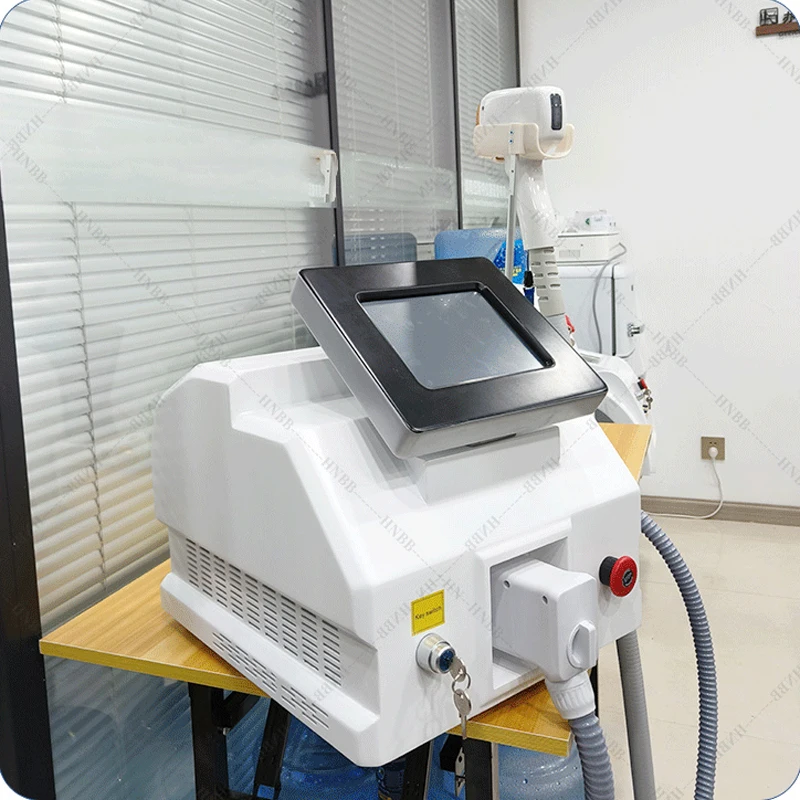 다이오드 레이저 제모기, 3 파장 5000W 냉각 헤드, 무통 안전 영구 레이저 제모기, 808nm, 로컬 배송