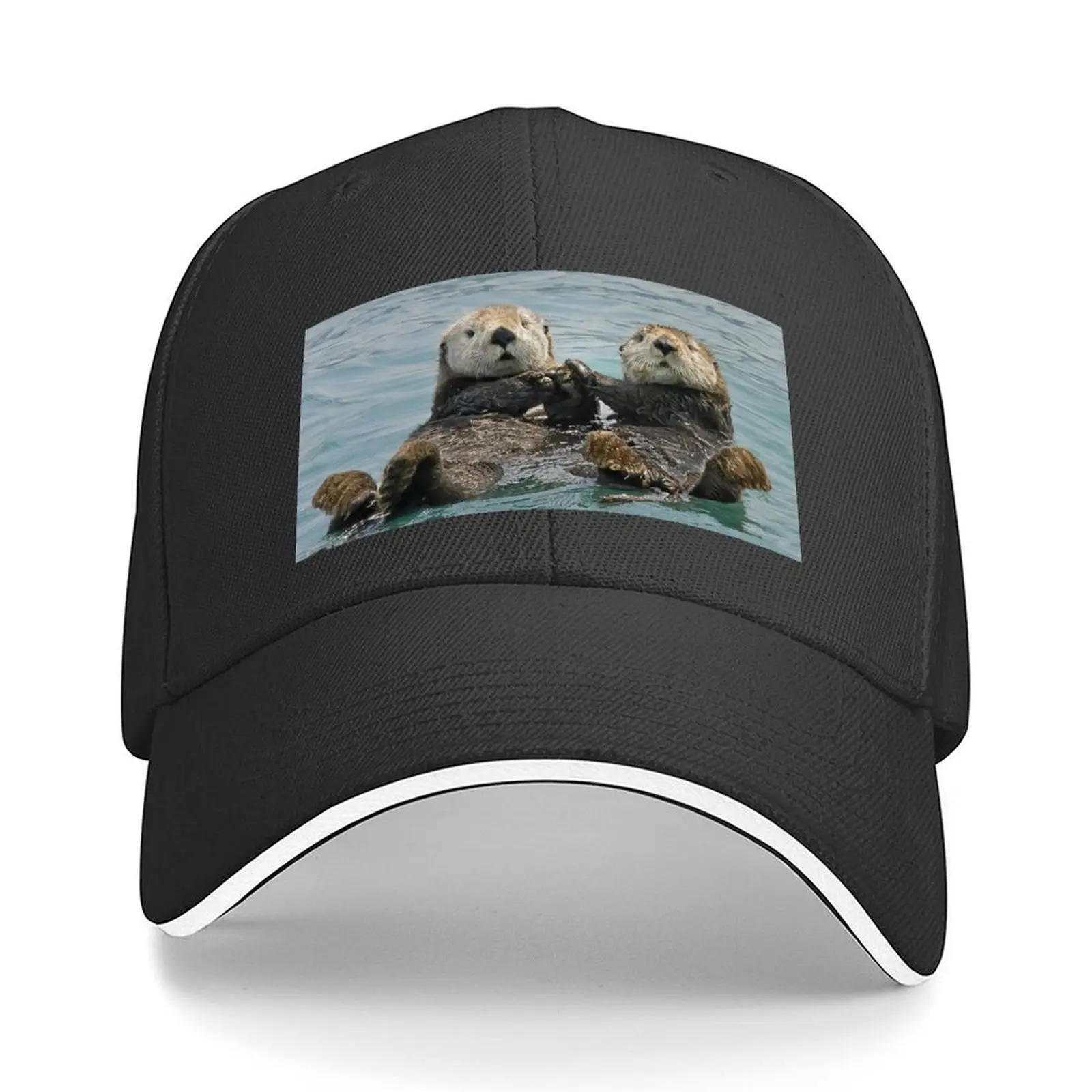 

Sea Otters Baseball Cap New Hat Luxury man cap Brand Man cap hiking hat Trucker Hats For Men Women's