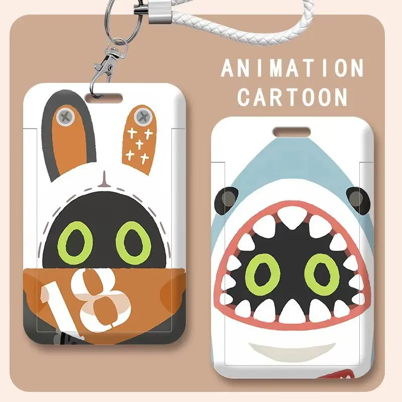 

Zenless Zone Zero The Bangboo Игровые карты с рисунком персонажей Выдвижные держатели для кредитных карт Держатели для банковских идентификаторов Чехол для автобусных карт