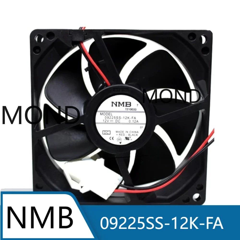 

NMB 09225SS-12K-FA Refrigerator Cooling Fan Chassis Cabinet Computer CPU Power Supply Radiator Server Fan DC12V 0.12A 9025 9cm